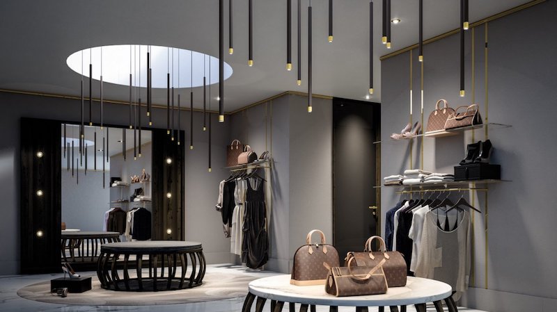 suspension lamps for store